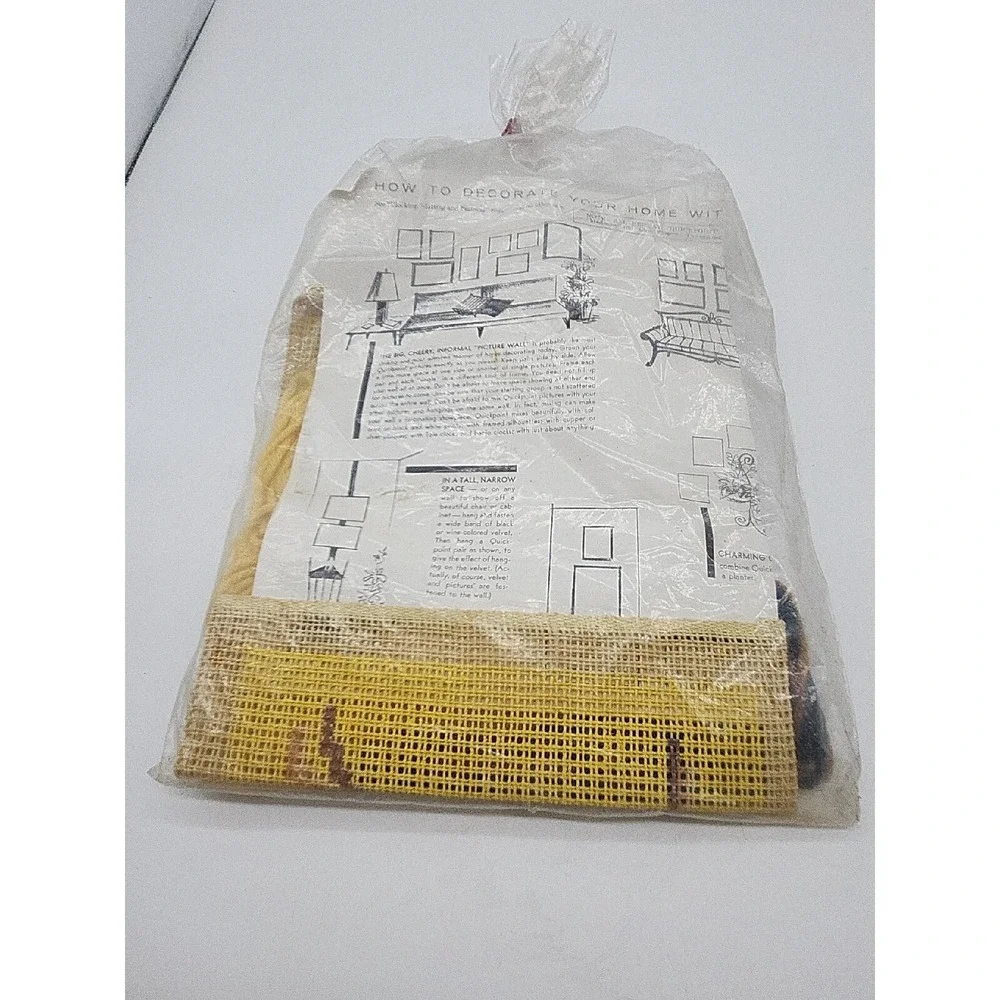 Vintage Bernat Quickpoint Giraffe Continental Or Cross Stitch Pak‎ 101
